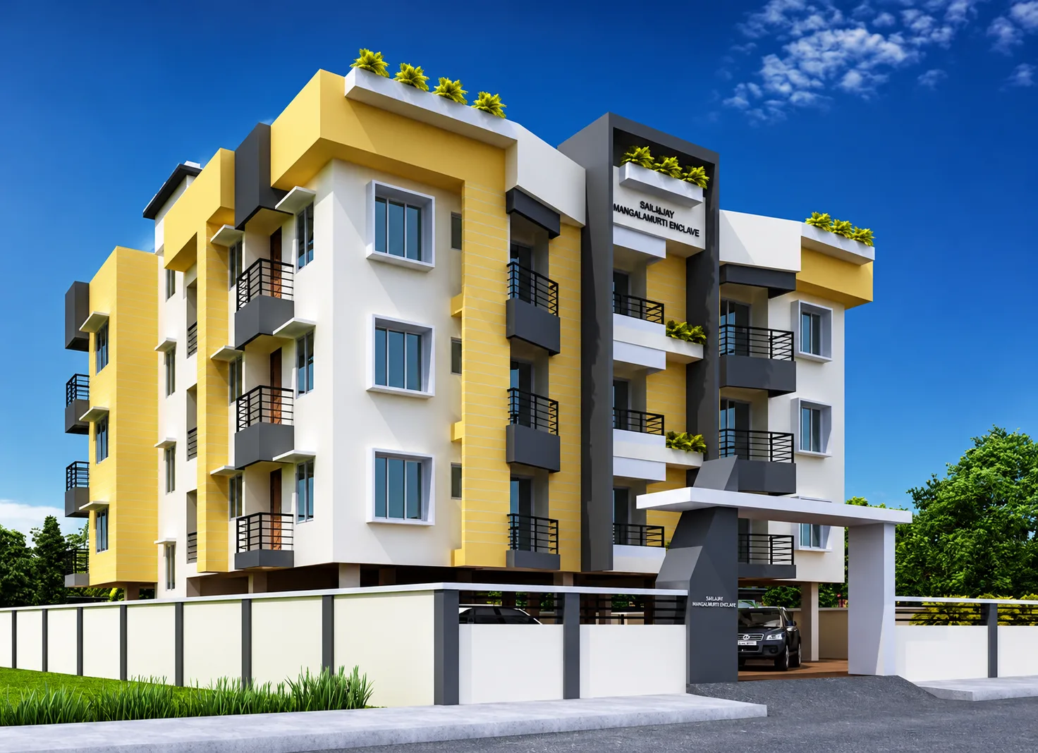 Sailaja's Mangalmurti Enclave building exterior