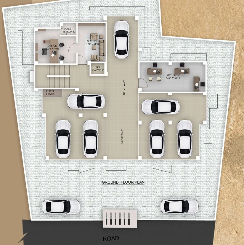 Site / Parking Plan Ground Floor