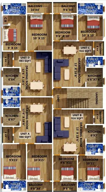 Typical First Floor Plan