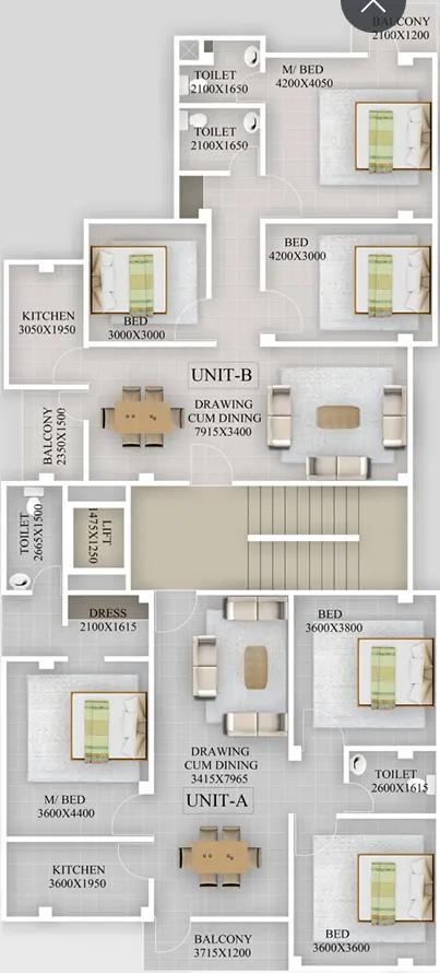 Typical Floor Plan 1st to 3rd